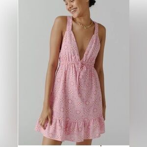 Urban Outfitters Pink Halter sundress